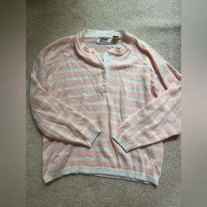 vintage striped pastel sweater